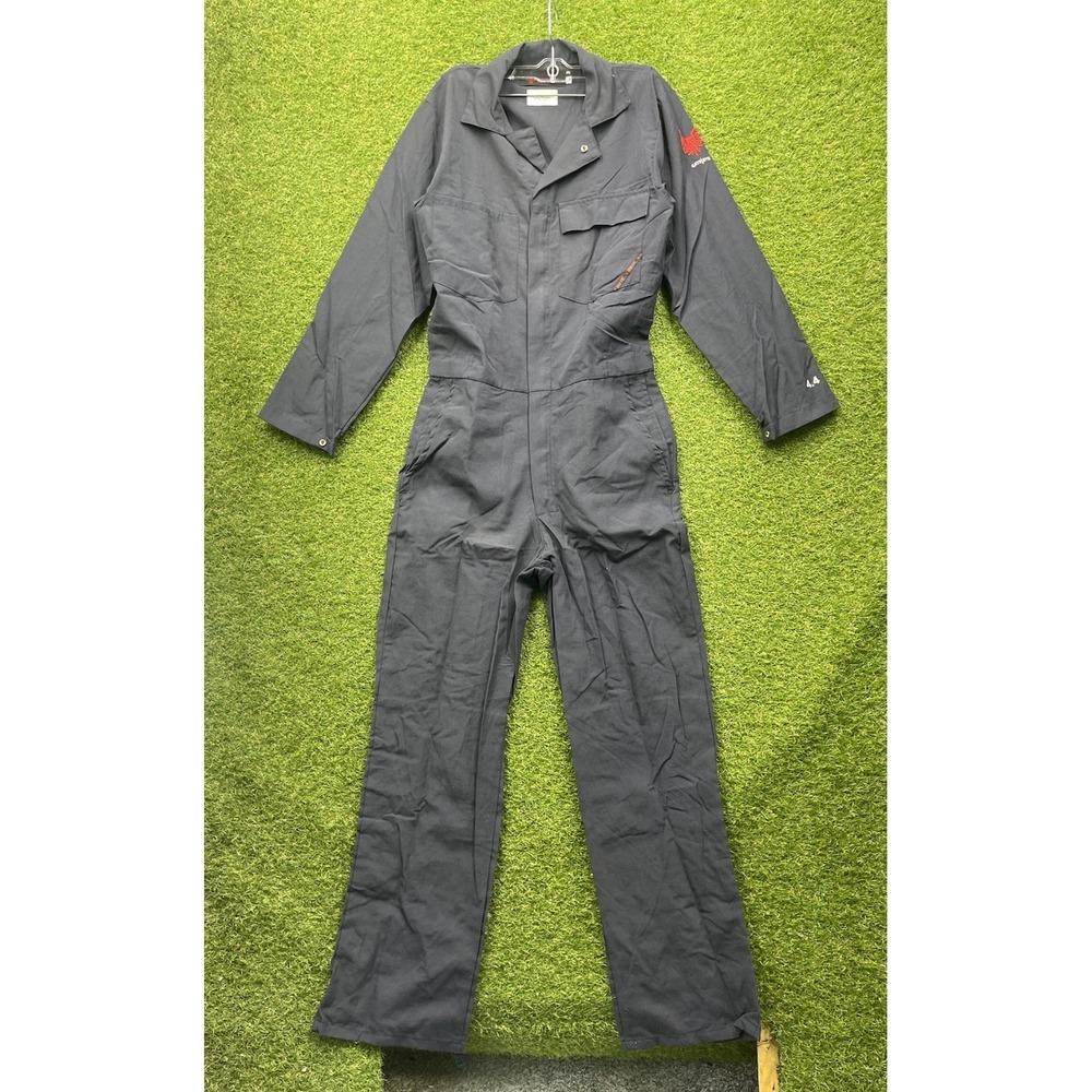 DRIFIRE FR Coveralls Mens XS Blue Navy TECGEN Flame Resistant 32x30 NWOT